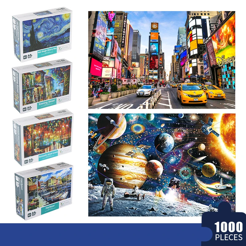 Jigsaw Puzzles 1000 Pcs Paper Assembling Picture Scenery Puzzles Adult Child Relaxing Game Educational Toy World Famous Painting
Jigsaw Puzzles 1000 Pcs Paper Assembling Picture Scenery Puzzles Adult Child Relaxing Game Educational Toy World Famous Painting