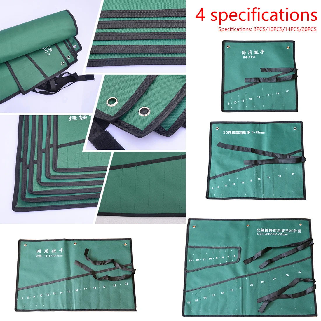 Pockets Canvas Spanner Wrench Tool Roll Up Storage Bags Organizer Pouches Case Thick and Dirty Resistant And Practical
Pockets Canvas Spanner Wrench Tool Roll Up Storage Bags Organizer Pouches Case Thick and Dirty Resistant And Practical