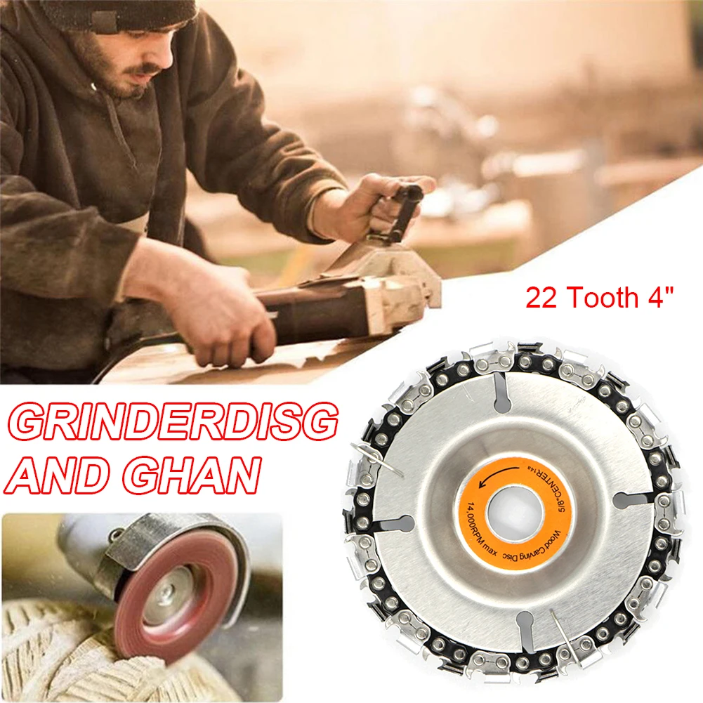 4 Inches Wood Carving Disc Chain Grinder Carving Woodworking Chain Grinder Chain Saws Disc Chain Plate Tool Woodworking Tool
4 Inches Wood Carving Disc Chain Grinder Carving Woodworking Chain Grinder Chain Saws Disc Chain Plate Tool Woodworking Tool