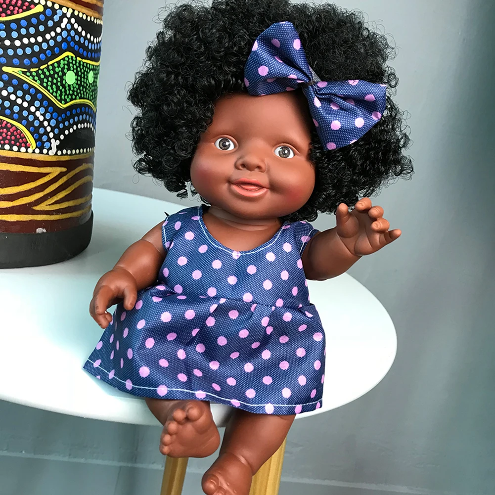 10inch Gift Lifelike Interactive Games Role Playing African Baby Doll For Girls Christmas Soft Vinyl Home Full Body Toys
10inch Gift Lifelike Interactive Games Role Playing African Baby Doll For Girls Christmas Soft Vinyl Home Full Body Toys