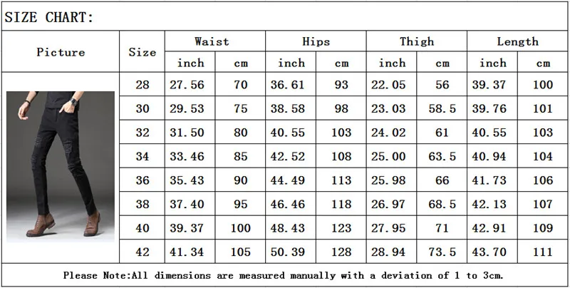 Cool Style 2020 Hole Men s Trousers Solid Color High Waist Casual Pants Trousers for Male Boys Black
Cool Style 2020 Hole Men s Trousers Solid Color High Waist Casual Pants Trousers for Male Boys Black