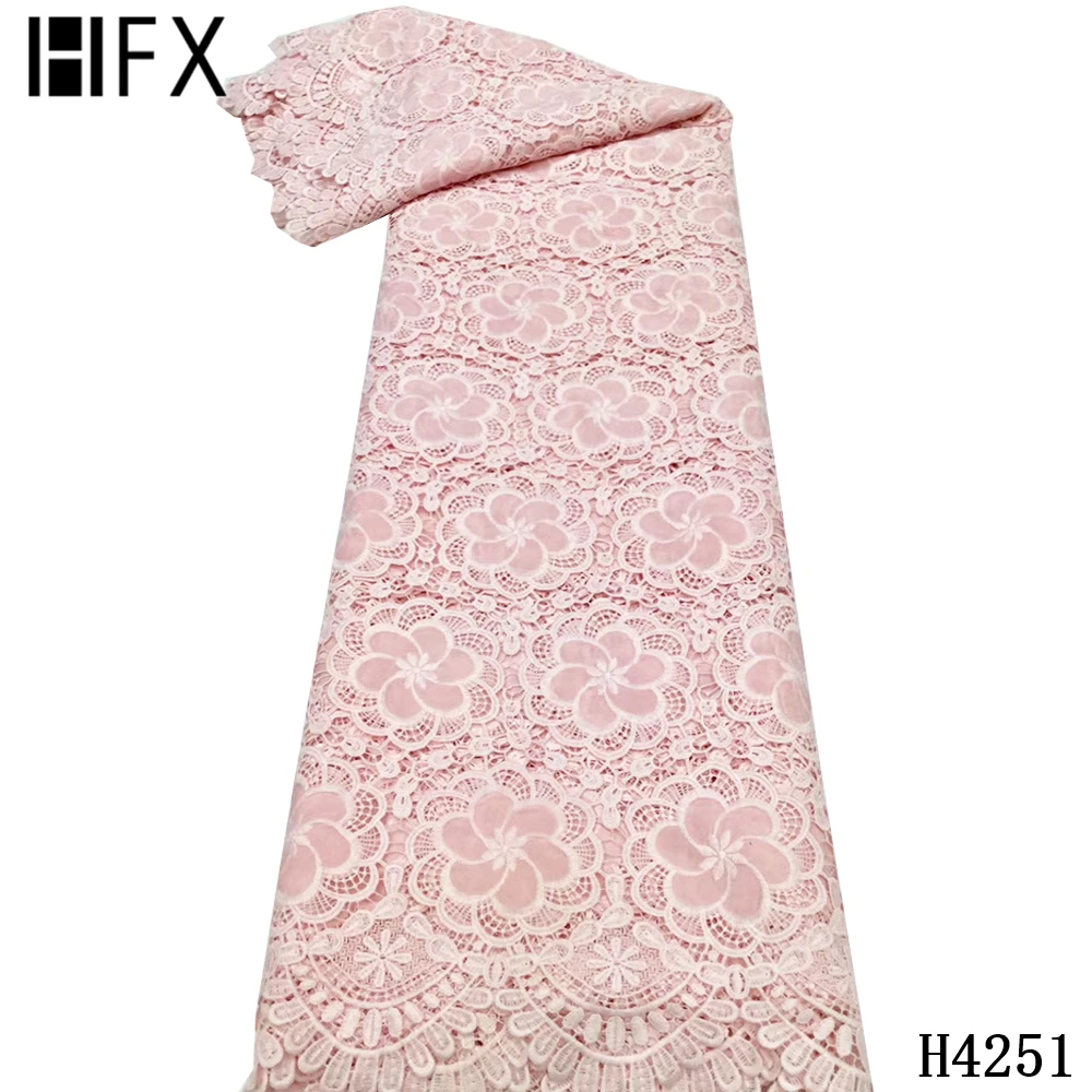 HFX Latest African Cord Lace Fabrics Yellow Guipure Lace Fabric 2020 High Quality Cotton Lace Fabric For Women Party Dress F4251
HFX Latest African Cord Lace Fabrics Yellow Guipure Lace Fabric 2020 High Quality Cotton Lace Fabric For Women Party Dress F4251