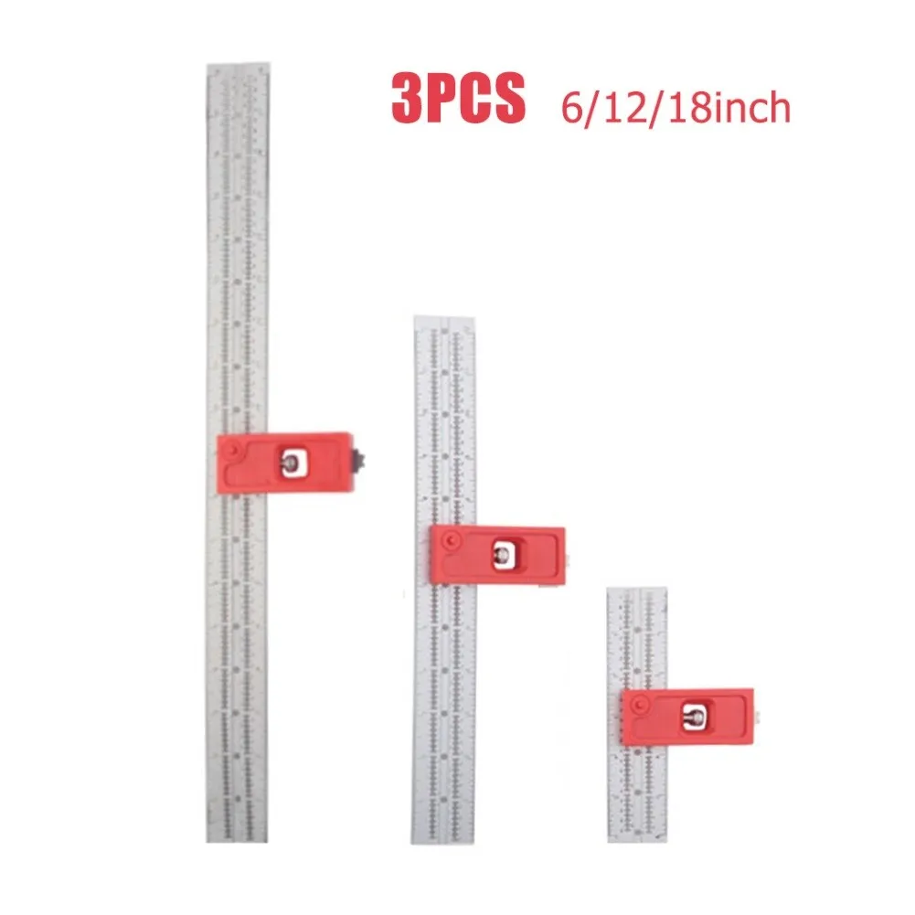 3pcs Woodworking Plastic Calipers15/30/45cmm Wood Worker Edge Ruler T-Type Hole Ruler Stainless Scribing Marking LineGauge
3pcs Woodworking Plastic Calipers15/30/45cmm Wood Worker Edge Ruler T-Type Hole Ruler Stainless Scribing Marking LineGauge