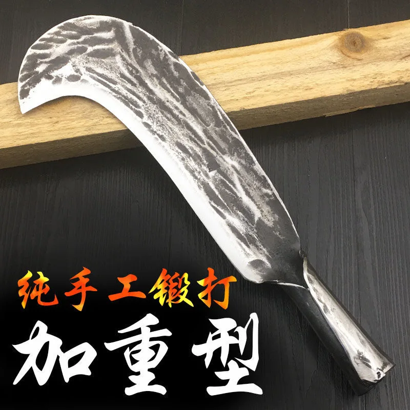 Agricultural scythe grass cutter hand forged scythe blacksmith old-fashioned hook knife spring steel D knife thickened cutting v
Agricultural scythe grass cutter hand forged scythe blacksmith old-fashioned hook knife spring steel D knife thickened cutting v
