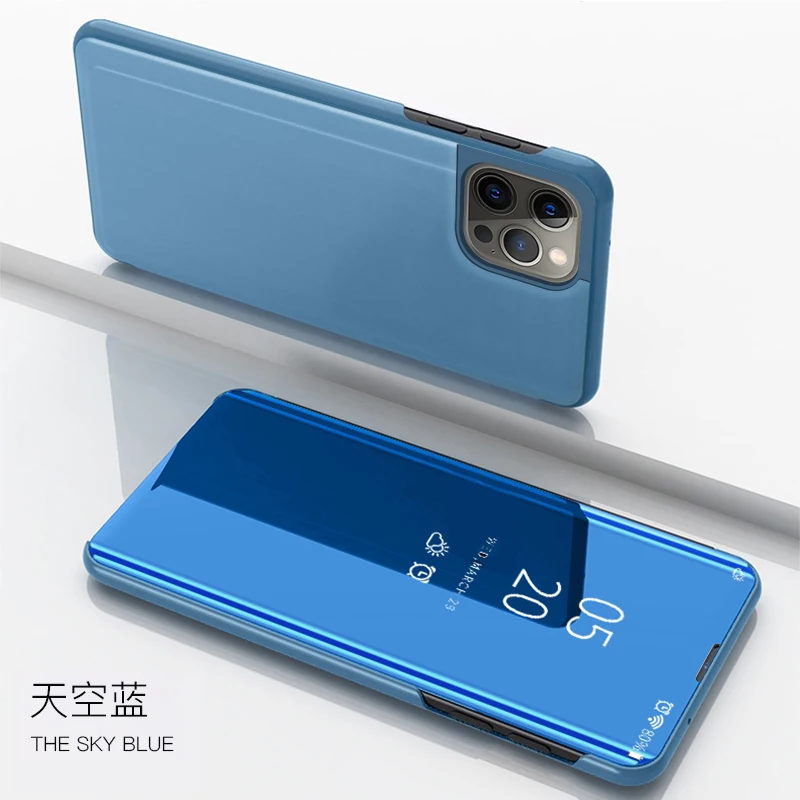 Smart Smart Mirror View PU Leather Flip Cover For iPhone 13 12 11 Pro max X XS XR XS MAX 6 7 8 Plus 6 7 8G SE2020 Cover
Smart Smart Mirror View PU Leather Flip Cover For iPhone 13 12 11 Pro max X XS XR XS MAX 6 7 8 Plus 6 7 8G SE2020 Cover