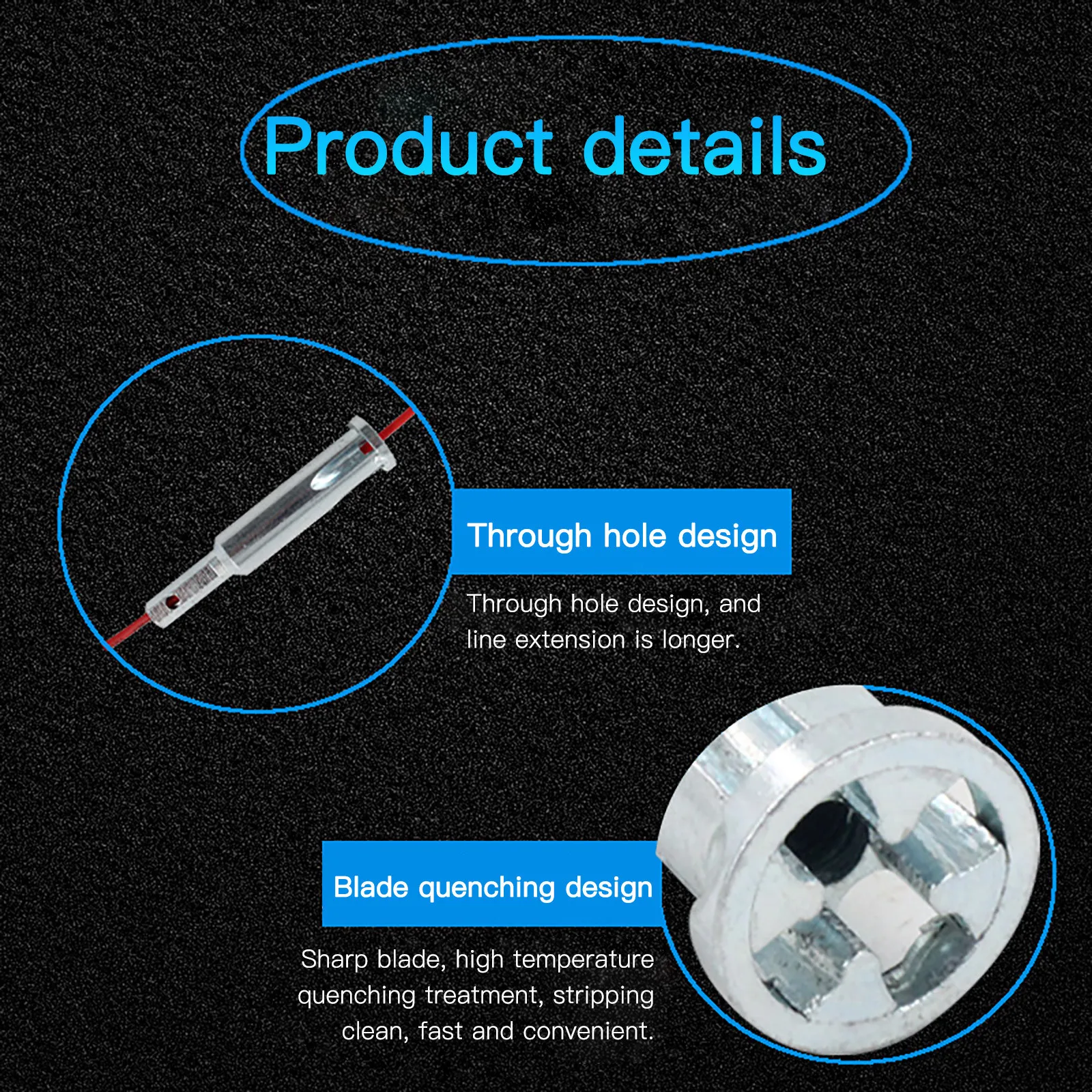 Hand Tool Sets Automatic Non Stripping Wire Drawing Device 2.5-4 Multi Purpose Electrician Tools Winder To Connect The Connector
Hand Tool Sets Automatic Non Stripping Wire Drawing Device 2.5-4 Multi Purpose Electrician Tools Winder To Connect The Connector