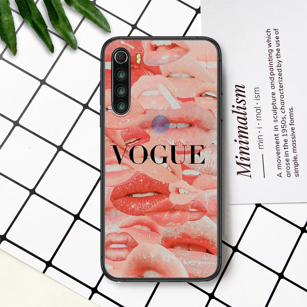 Fashion VOGUE Charming Girl Magazine Phone Case For Xiaomi Redmi Note 7 8 8T 9 9S 4X 7 7A 9A K30 Pro Ultra black Hoesjes Tpu
Fashion VOGUE Charming Girl Magazine Phone Case For Xiaomi Redmi Note 7 8 8T 9 9S 4X 7 7A 9A K30 Pro Ultra black Hoesjes Tpu
