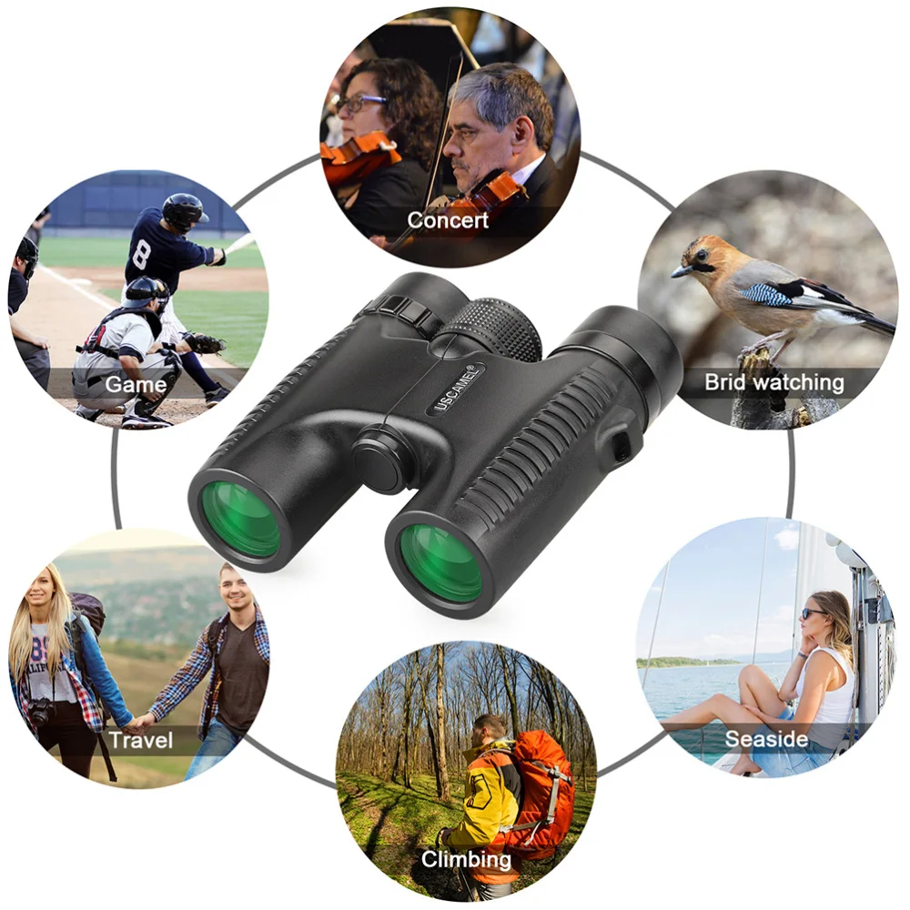 10x26 Compact Binocular High Definition Waterproof Anti-fog Outdoor Binocular 
10x26 Compact Binocular High Definition Waterproof Anti-fog Outdoor Binocular