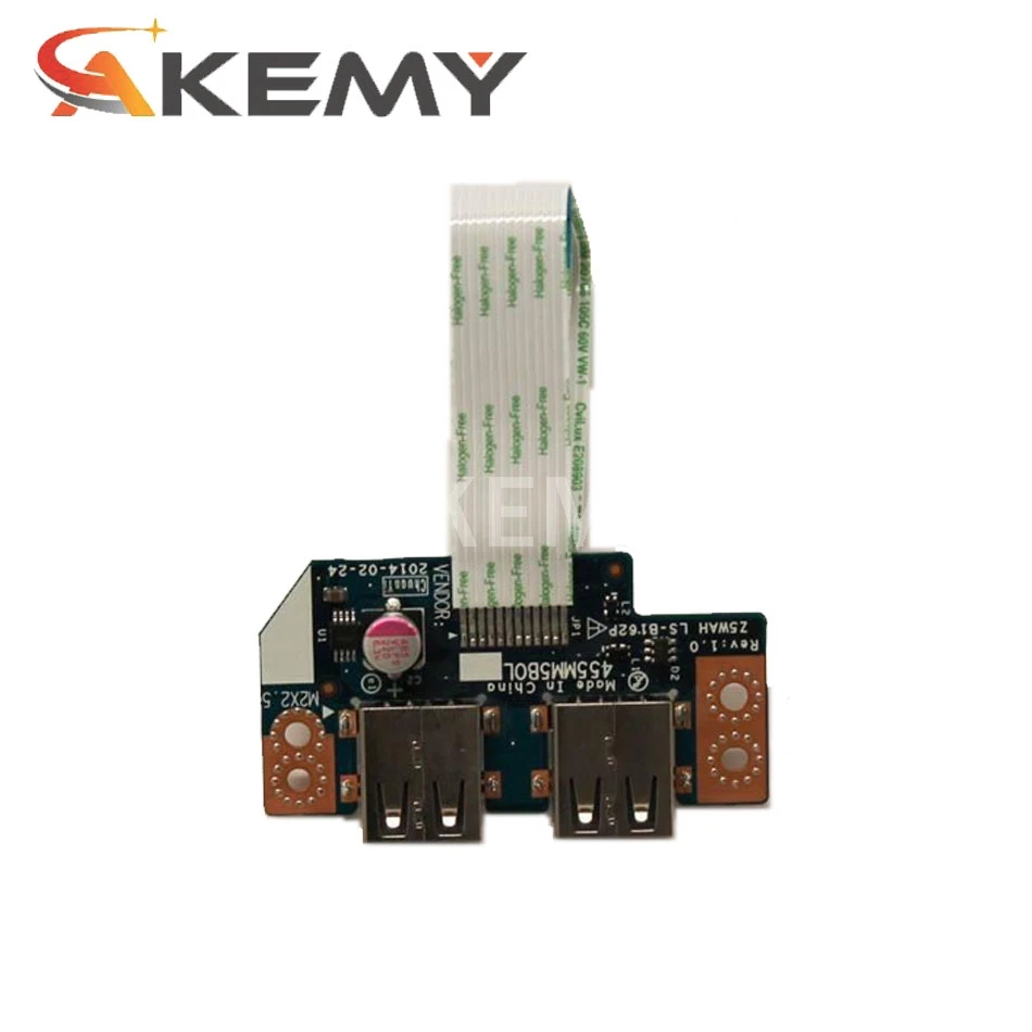 Original USB Board with cable For Acer Aspire E5-511 E5-521 E5-571 USB Board LS-B162P Tested well 100% Tested Fast Ship
Original USB Board with cable For Acer Aspire E5-511 E5-521 E5-571 USB Board LS-B162P Tested well 100% Tested Fast Ship
