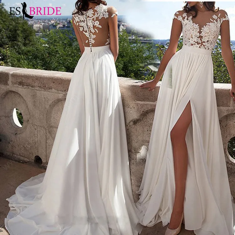 European and American summer new dress sexy lace perspective wedding dress long skirt
European and American summer new dress sexy lace perspective wedding dress long skirt
