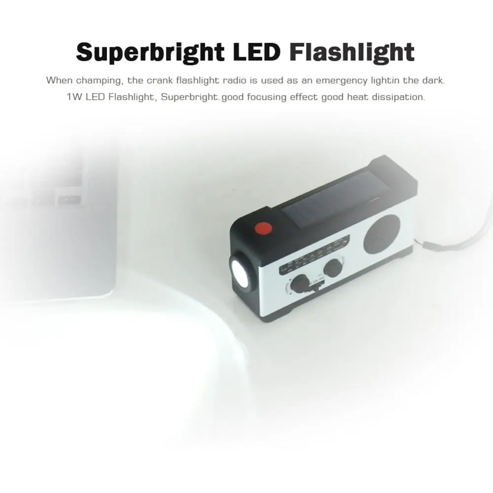 2020 Hot Multifunctional Hand radio Solar Crank Dynamo Powered AM/FM/NOAA Weather Radio Use Generator Emergency Phone Charger
2020 Hot Multifunctional Hand radio Solar Crank Dynamo Powered AM/FM/NOAA Weather Radio Use Generator Emergency Phone Charger