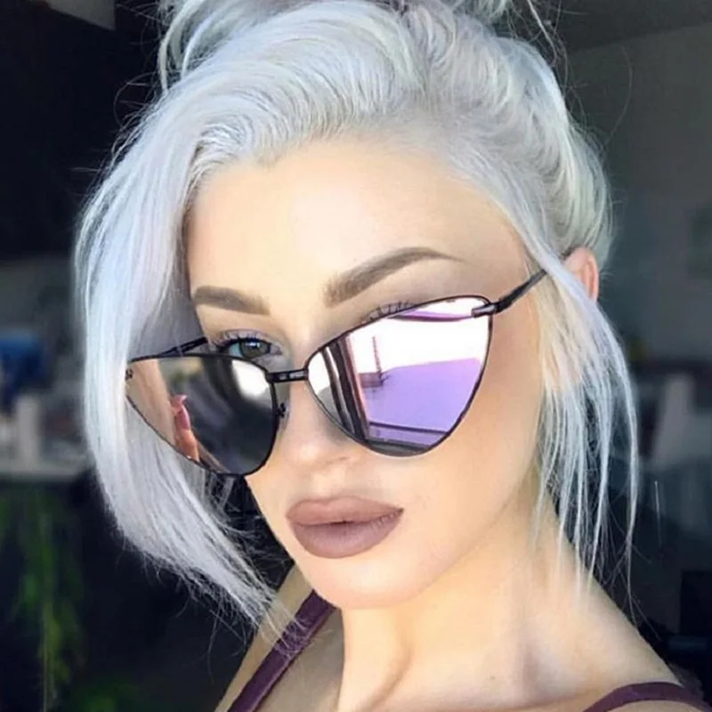 Mirror Sunglasses Fashion Cat Eye Metal Frame Trend Sunglasses Women 2021 Eye Glasses for Men Designer Sunglasses
Mirror Sunglasses Fashion Cat Eye Metal Frame Trend Sunglasses Women 2021 Eye Glasses for Men Designer Sunglasses