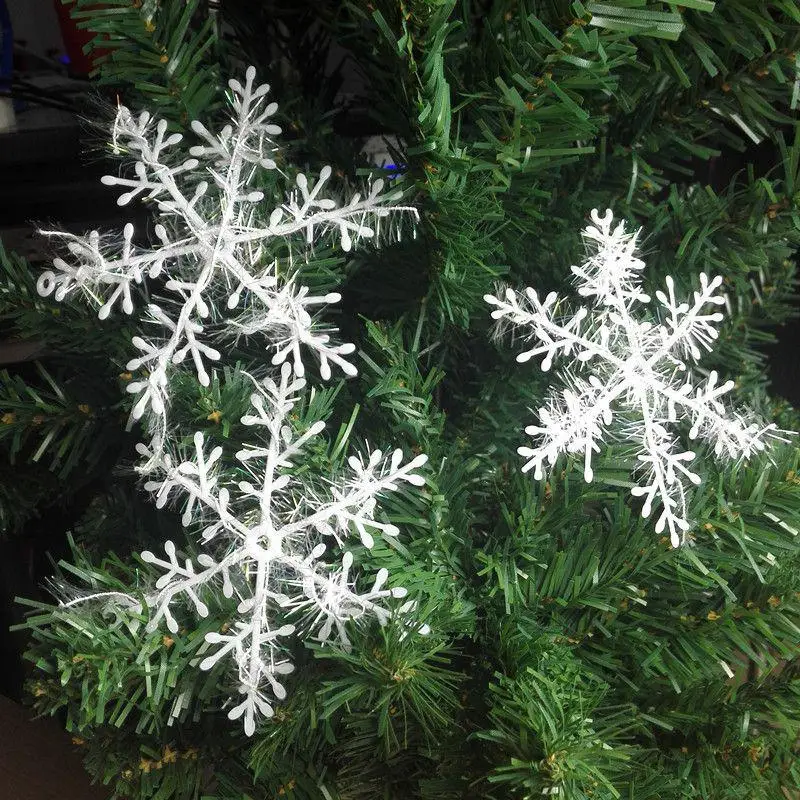 11cm Snowflake Christmas Tree Ornaments Pendant Decoration Plastic Snow Patteren Xmas Home Decor
11cm Snowflake Christmas Tree Ornaments Pendant Decoration Plastic Snow Patteren Xmas Home Decor