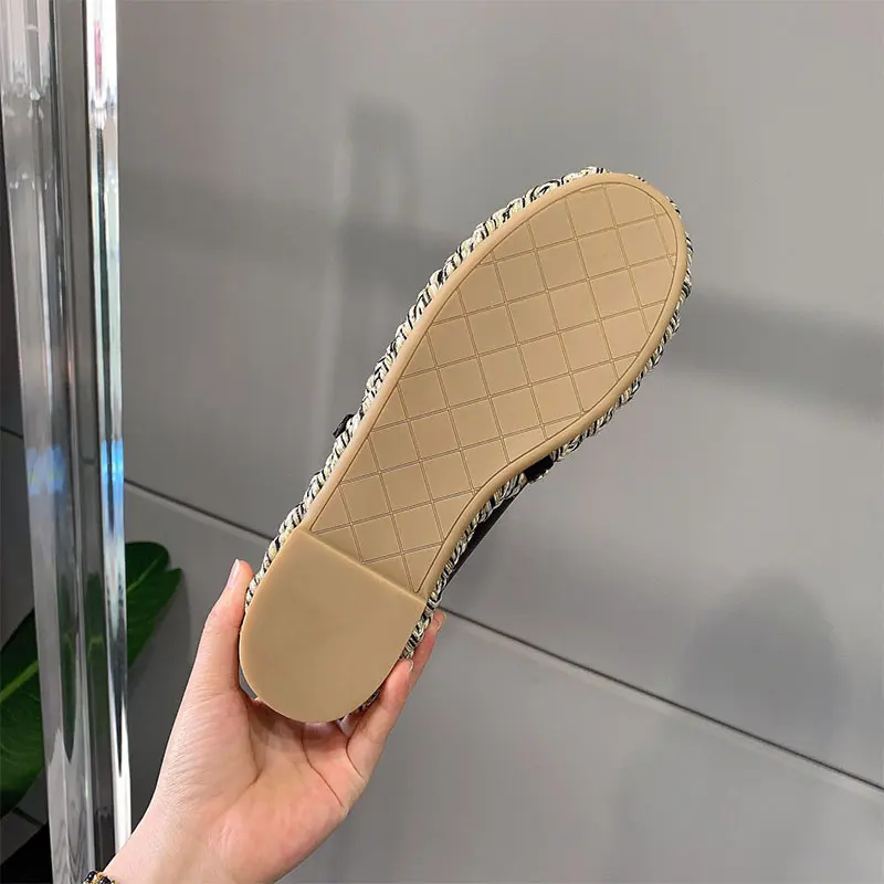 Spring Round Toe Color Blocking Flat Women's Shoes Brand Design Mary Jane Shoes Ladies Straw Woven Thick Soled Fisherman Shoes
Spring Round Toe Color Blocking Flat Women's Shoes Brand Design Mary Jane Shoes Ladies Straw Woven Thick Soled Fisherman Shoes