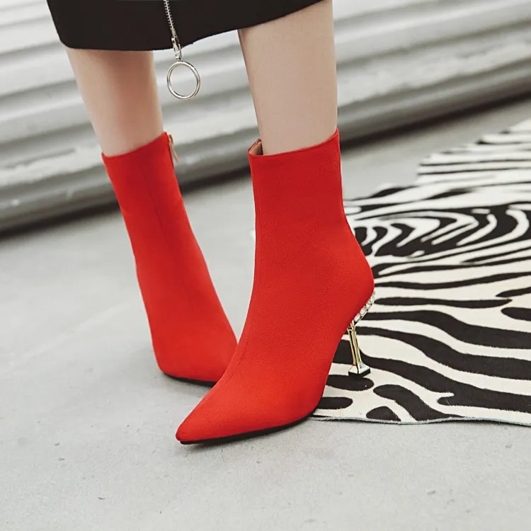Winter shoes women's short boots women's spring and autumn thickening boots women's diamond thin heel high heel leopard
Winter shoes women's short boots women's spring and autumn thickening boots women's diamond thin heel high heel leopard