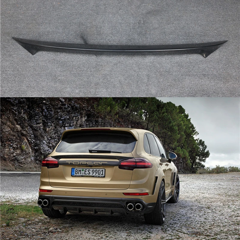 Carbon Fiber Rear Middle Spoiler Wing for Porsche Cayenne 958 Turbo S Sport 4-Door 2015-2017 Trunk Boot Lip Spoiler
Carbon Fiber Rear Middle Spoiler Wing for Porsche Cayenne 958 Turbo S Sport 4-Door 2015-2017 Trunk Boot Lip Spoiler