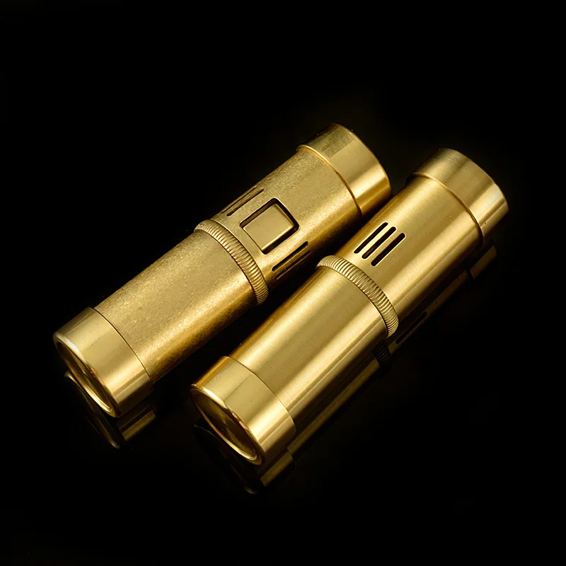 Cylindrical Kerosene Lighter Brass Press Type Ignition Creative Lighter Men's Smoking Gift
Cylindrical Kerosene Lighter Brass Press Type Ignition Creative Lighter Men's Smoking Gift