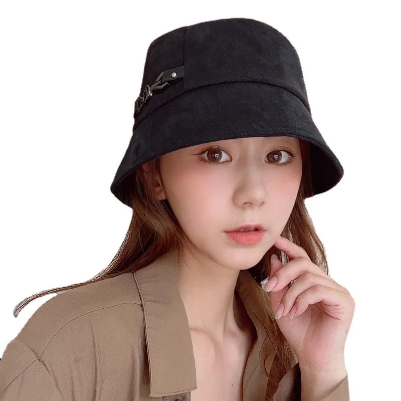 New Autumn Japanese Series Black Leather Buckle Panama Bucket Hat Women Sun Protection Visor Caps Outdoor Leisure Fishing Hats
New Autumn Japanese Series Black Leather Buckle Panama Bucket Hat Women Sun Protection Visor Caps Outdoor Leisure Fishing Hats