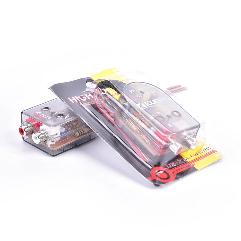 12В Автомобильный Stero радио динамик с высоким до низким RCA аудио сопротивление конвертер конвертировать
12В Автомобильный Stero радио динамик с высоким до низким RCA аудио сопротивление конвертер конвертировать