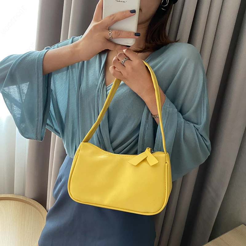 Women's shoulder bag soft PU handbag women's underarm bag retro simple girl's handbag and purse
Women's shoulder bag soft PU handbag women's underarm bag retro simple girl's handbag and purse