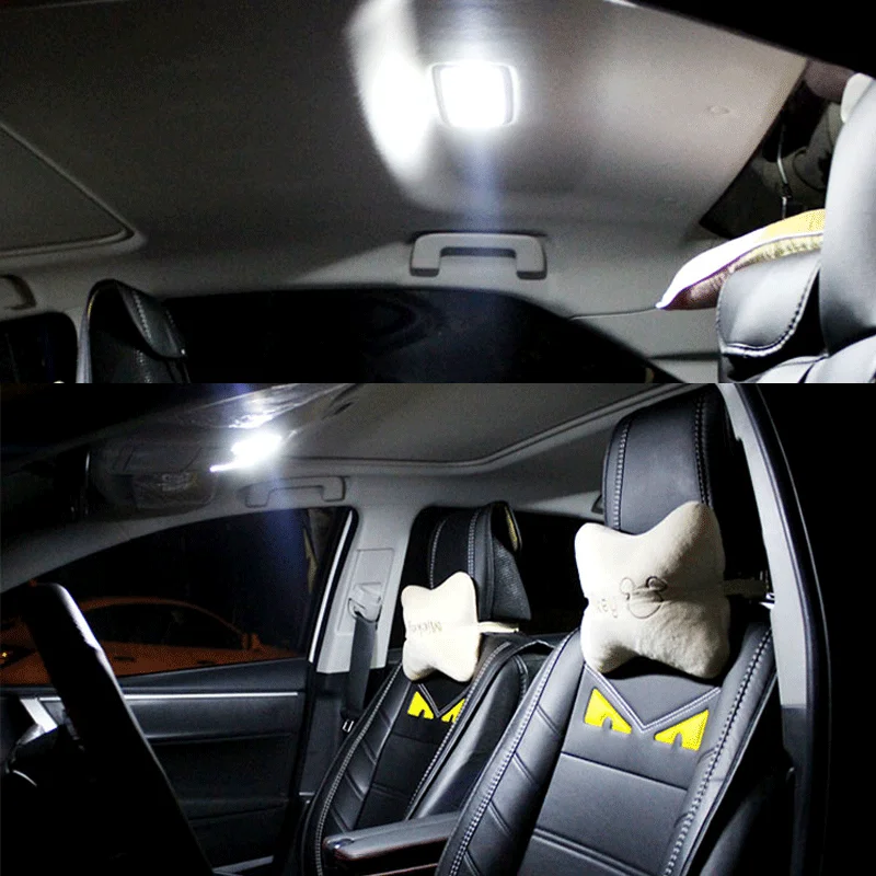11 лампочек белый внутренсветодиодный светодиод автомобильная карта