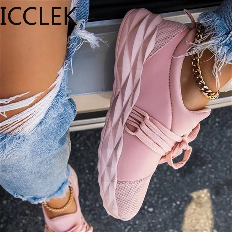 Women Summer Sneaker Lace Up Ladies Walking Running Shoes Round Toe Casual Breathable Non Slip Sport Shoes for Female A021
Women Summer Sneaker Lace Up Ladies Walking Running Shoes Round Toe Casual Breathable Non Slip Sport Shoes for Female A021