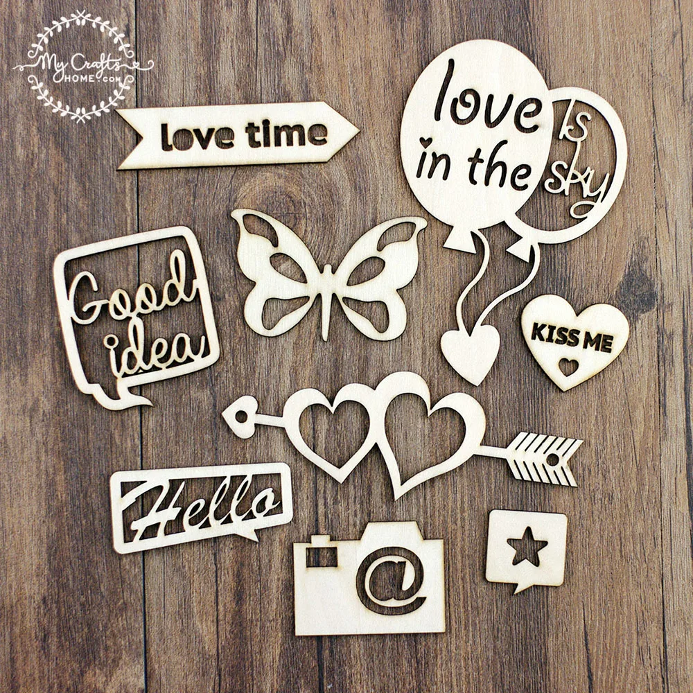 Wood Craft Lovely Shape 18PCS/Box Home Decoration DIY Scrapbooking Paper Cards Wooden Veneer Ornament Embellishments WF294
Wood Craft Lovely Shape 18PCS/Box Home Decoration DIY Scrapbooking Paper Cards Wooden Veneer Ornament Embellishments WF294