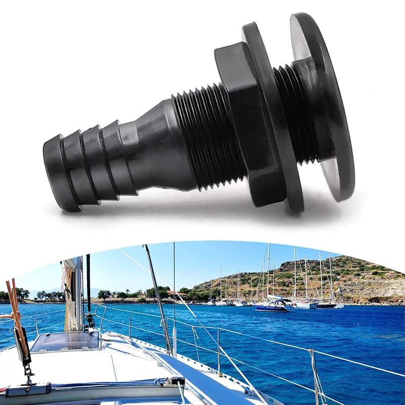 3/4" Hose Plastic Thru-Hull Bilge Fitting Bilge Pump Drain Vent Hose Fitting For Boats Marine Yacht RV Camper Truck Speedboat
3/4" Hose Plastic Thru-Hull Bilge Fitting Bilge Pump Drain Vent Hose Fitting For Boats Marine Yacht RV Camper Truck Speedboat