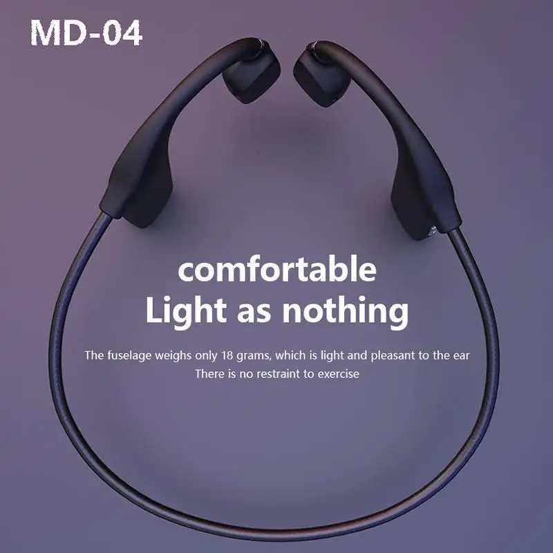 Bluetooth-наушники 5,0 с костной проводимостью, Hi-Fi-звук, музыкальные наушники, HD-вызов, IPX5 водонепроницаемая Спортивная гарнитура, наушники с сен...
Bluetooth-наушники 5,0 с костной проводимостью, Hi-Fi-звук, музыкальные наушники, HD-вызов, IPX5 водонепроницаемая Спортивная гарнитура, наушники с сен...