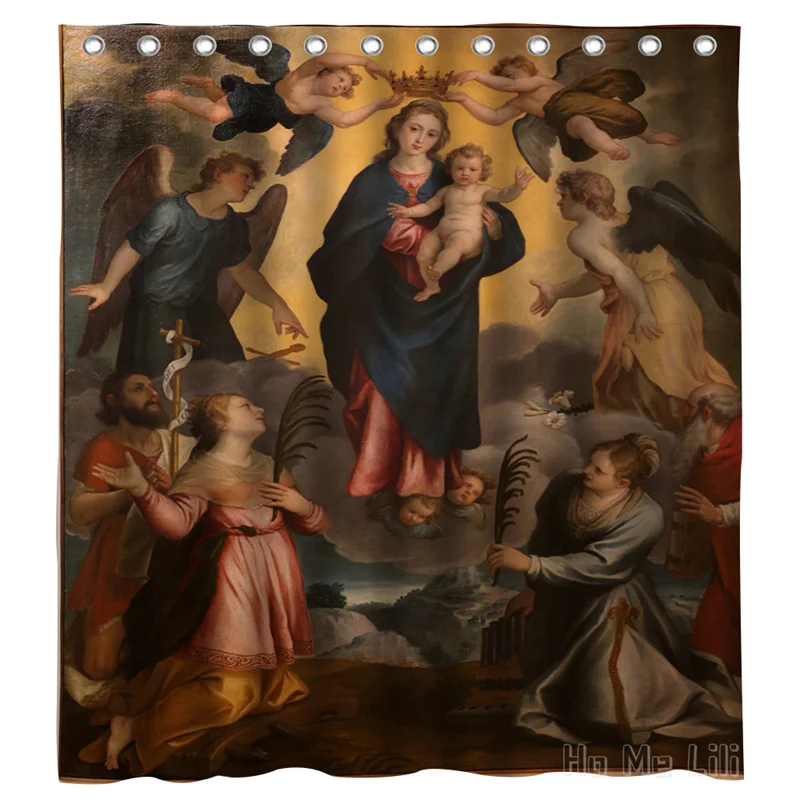 Classical Italian Angels Surround Women And Infants By Ho Me Lili Shower Curtain Waterproof Bathroom Decor
Classical Italian Angels Surround Women And Infants By Ho Me Lili Shower Curtain Waterproof Bathroom Decor