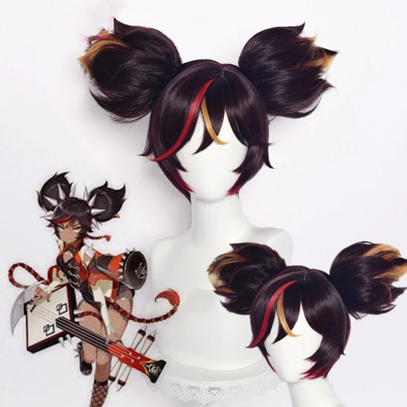 Genshin Impact Game Xinyan Brown Highlights Anime Cosplay Wigs Heat Resistant Synthetic Wig Halloween Drop Shipping Free Wig Cap
Genshin Impact Game Xinyan Brown Highlights Anime Cosplay Wigs Heat Resistant Synthetic Wig Halloween Drop Shipping Free Wig Cap
