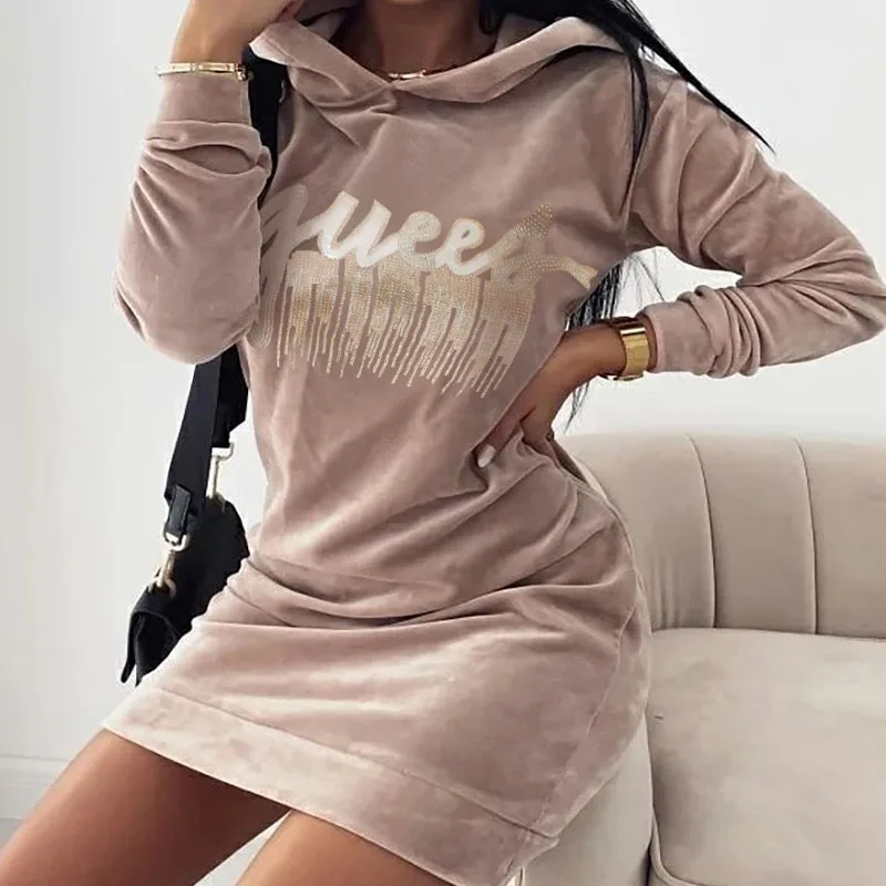 2022 New XXL Straight Dress with Hooded Collar Sweater Long Letter Print All-match Mini Skirt Casual Fashion Sweater Skirt
2022 New XXL Straight Dress with Hooded Collar Sweater Long Letter Print All-match Mini Skirt Casual Fashion Sweater Skirt