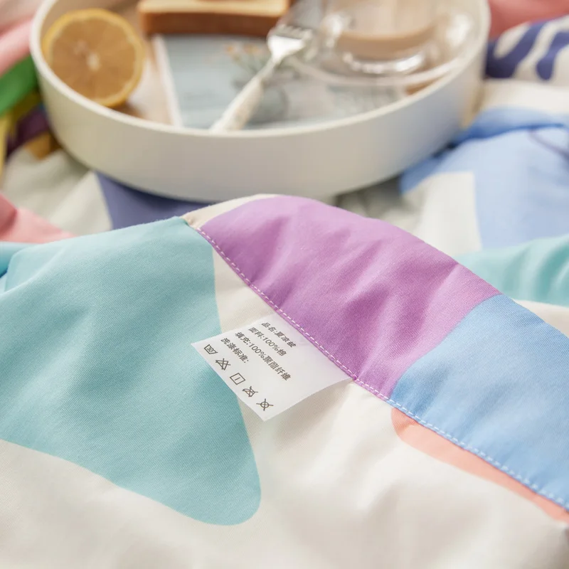 Cartoon Corlorful Stars Air Conditioned Comforter Quilt Set Children 1.8 m Duvet Sheet Pillowcase 4pcs/set Cotton Summer Quilts
Cartoon Corlorful Stars Air Conditioned Comforter Quilt Set Children 1.8 m Duvet Sheet Pillowcase 4pcs/set Cotton Summer Quilts