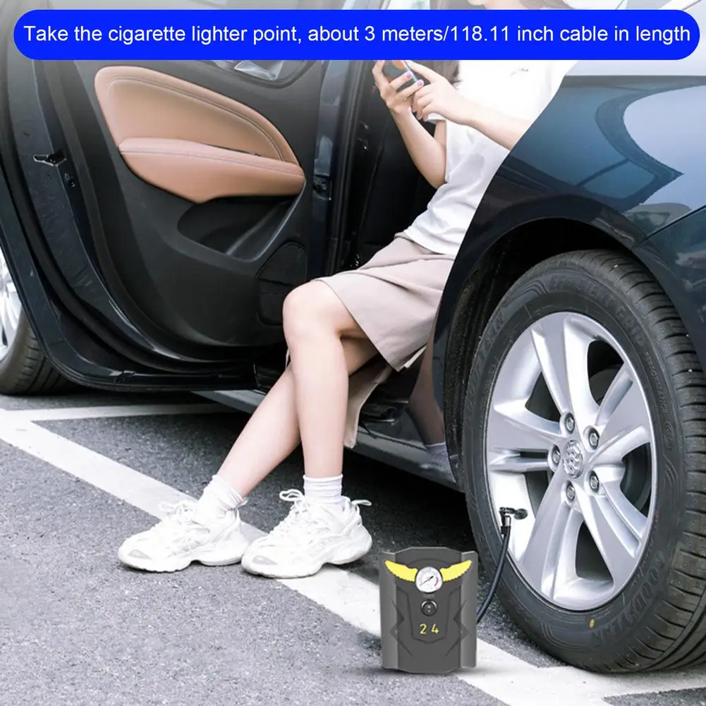 75W DC 12V 350KPA Car Air Pump Inflatable Pump Car ABS Portable Air Compressor Tire Pump Inflador Electrico For Motorcycles Bike
75W DC 12V 350KPA Car Air Pump Inflatable Pump Car ABS Portable Air Compressor Tire Pump Inflador Electrico For Motorcycles Bike