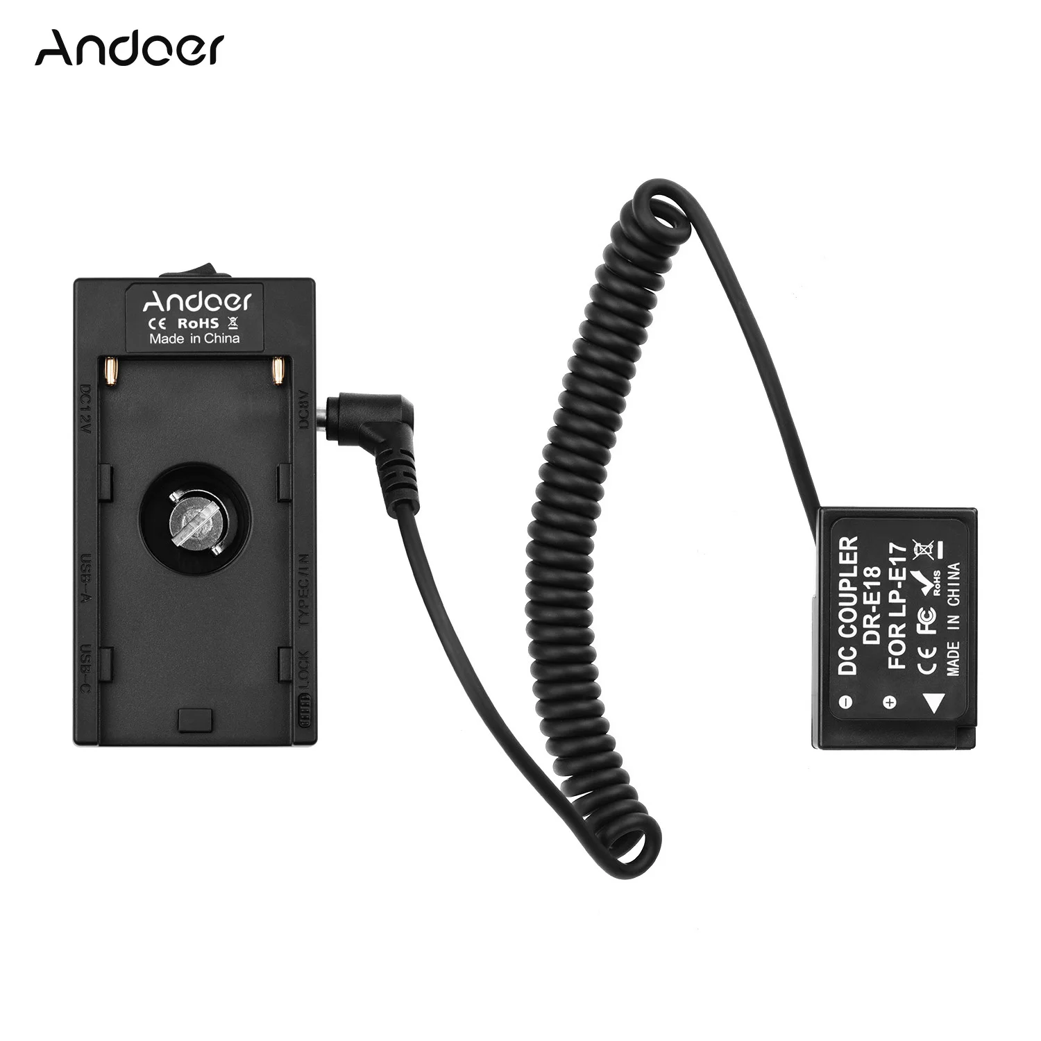 Адаптер Andoer F750 для держателя аккумулятора с двумя USB-интерфейсами и искусственным фотоэлементом для Canon EOS 750D/760D/800D/77D/M3/M5/6
Адаптер Andoer F750 для держателя аккумулятора с двумя USB-интерфейсами и искусственным фотоэлементом для Canon EOS 750D/760D/800D/77D/M3/M5/6