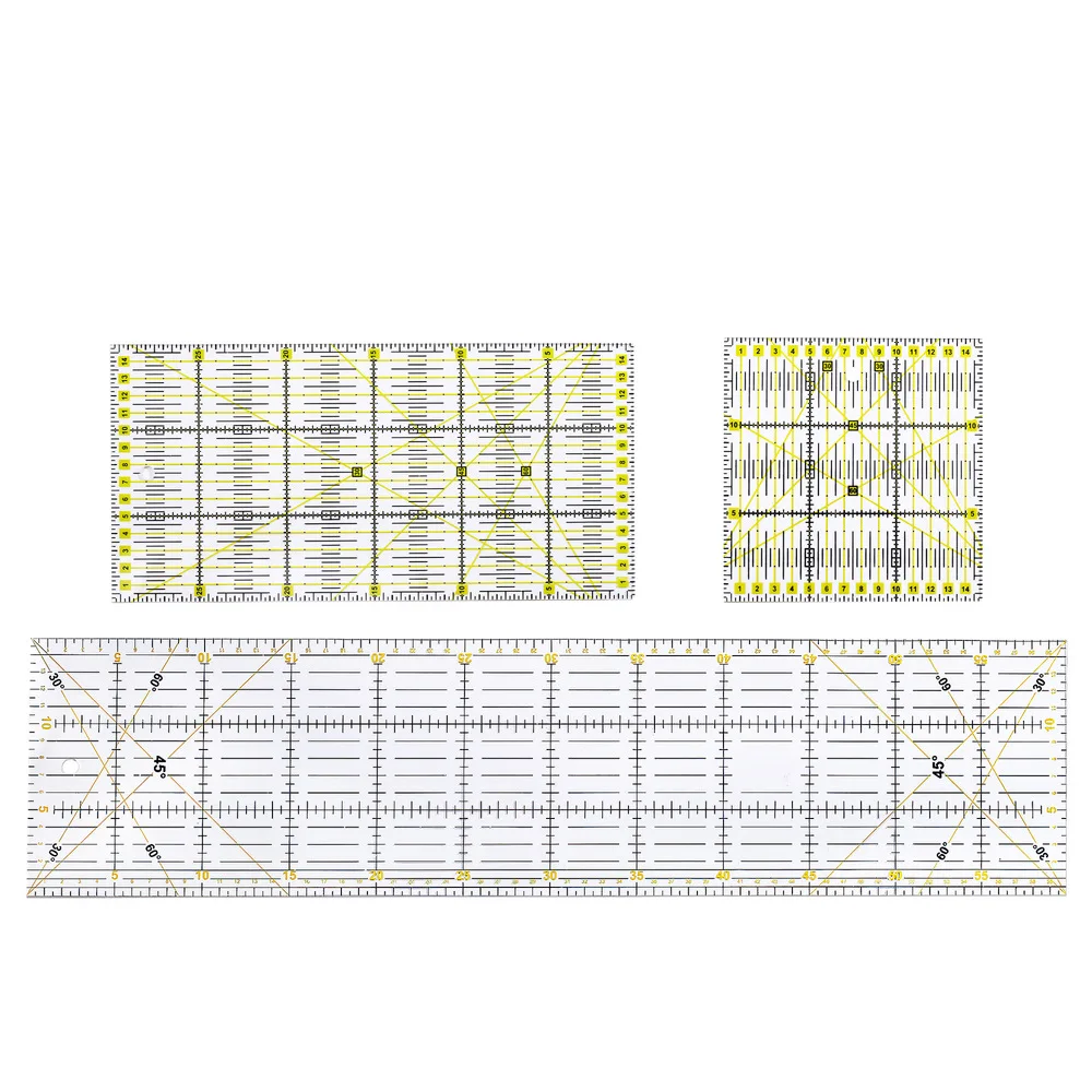 Линейка для лоскутного шитья инструмент квилтинга линейка из акриловой ткани