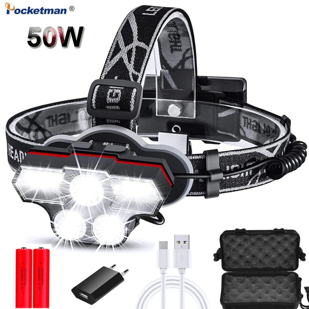 Powerful Led Headlamp 27 LED Super Bright Head Torch 6-mode Headlight Best for Outdoor Camping Light With Red Warning Light
Powerful Led Headlamp 27 LED Super Bright Head Torch 6-mode Headlight Best for Outdoor Camping Light With Red Warning Light