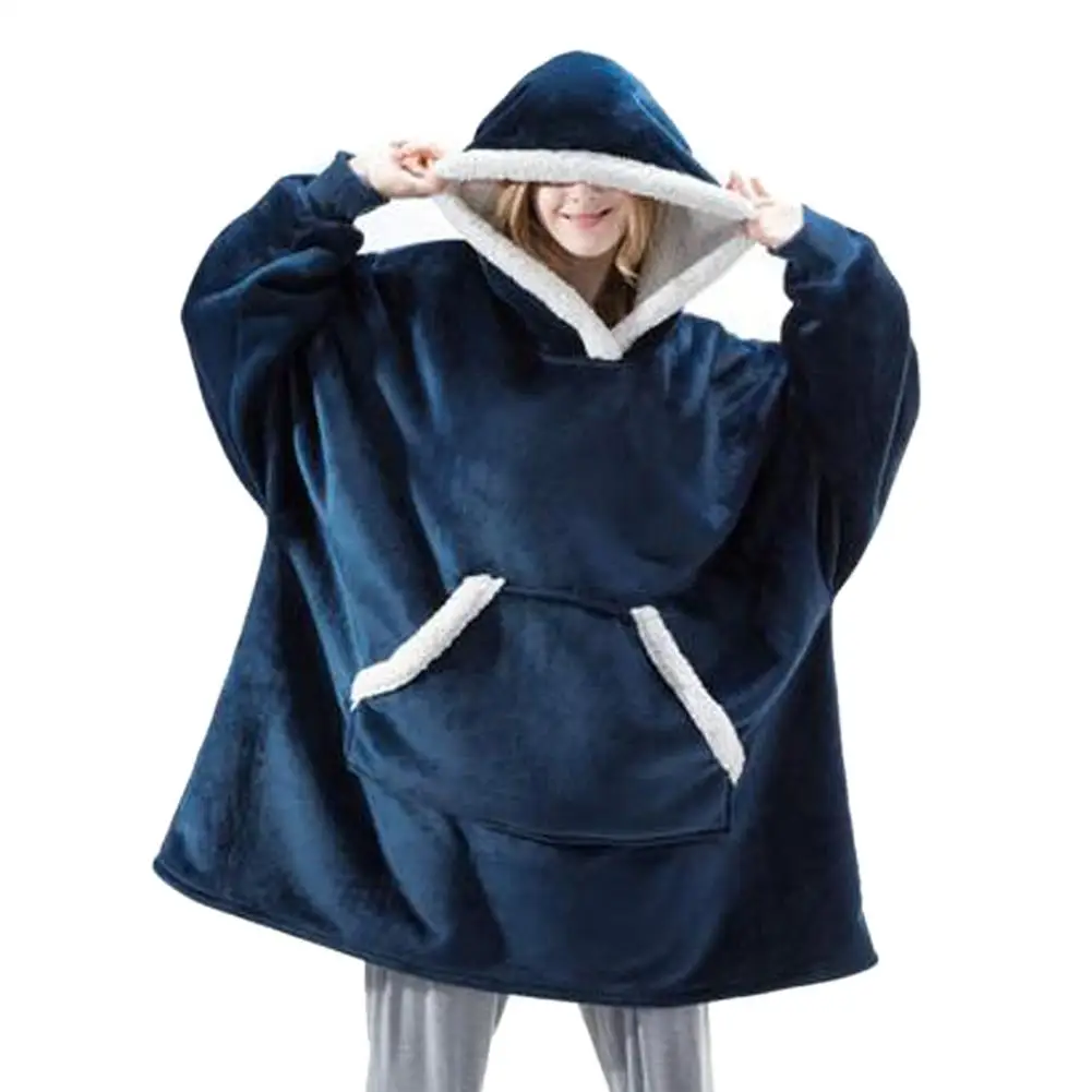 Winter Oversized Blanket With Sleeves Women Oversized Hoodie Flannel Warm Hoodies Sweatshirts Large TV Blanket Women Hoody Robe
Winter Oversized Blanket With Sleeves Women Oversized Hoodie Flannel Warm Hoodies Sweatshirts Large TV Blanket Women Hoody Robe