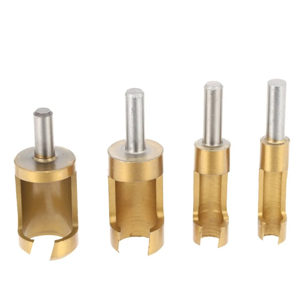 4Pcs/set Titanium Coated Shank Barrel Cork Drill Bit Plug Cutter Bored Hole Tenon Drills Hole Saw Arbors Woodwork Tools
4Pcs/set Titanium Coated Shank Barrel Cork Drill Bit Plug Cutter Bored Hole Tenon Drills Hole Saw Arbors Woodwork Tools