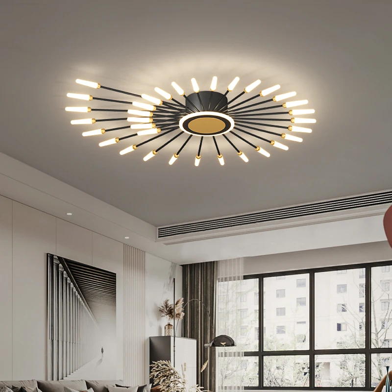 Modern new firework chandelier dimmable chandelier living room bedroom household chandelier Nordic led ceiling chandelier 
Modern new firework chandelier dimmable chandelier living room bedroom household chandelier Nordic led ceiling chandelier