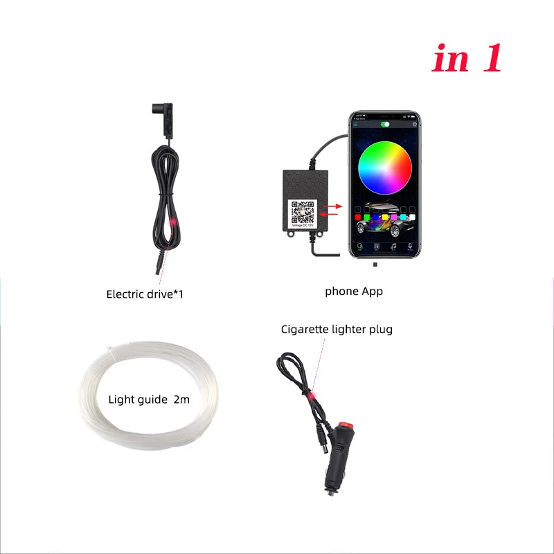 12v Super Bright Self-designed Music Sound Command Flexible Optical Fiber Atmosphere Auto Ambient Lights For Cars By APP Control
12v Super Bright Self-designed Music Sound Command Flexible Optical Fiber Atmosphere Auto Ambient Lights For Cars By APP Control