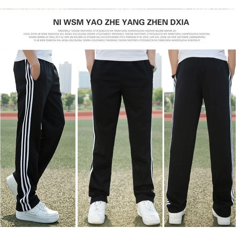 Stripe Three Sports Pants Men Running Athletic Training Sportswear Elasticity Jogging Gym Trousers Autumn Workout Fitness
Stripe Three Sports Pants Men Running Athletic Training Sportswear Elasticity Jogging Gym Trousers Autumn Workout Fitness