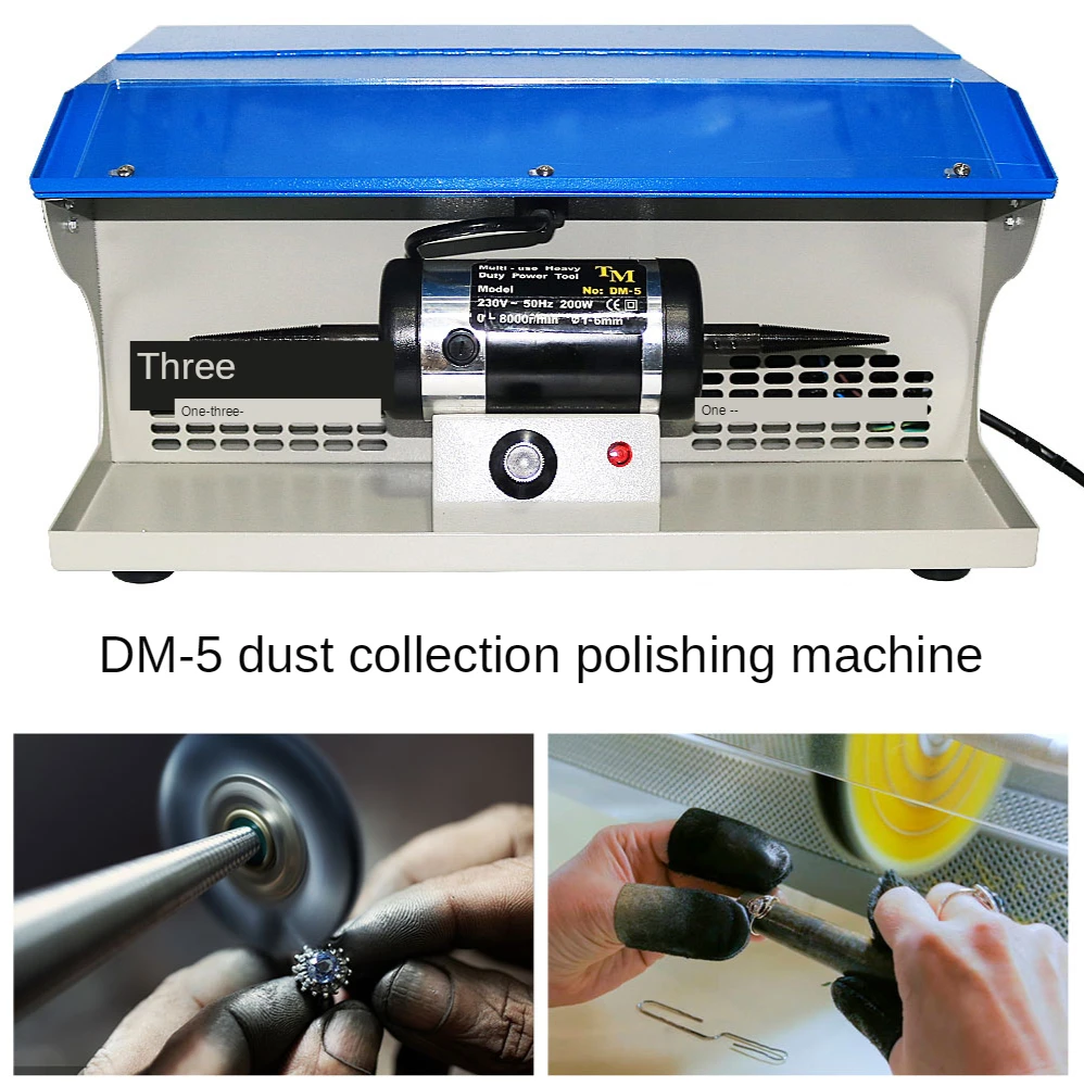 DM-5 Polishing Motor With Dust Collector Double Head Turbine Stepless Speed Regulation Jewelry Grinding Machine 110/220V
DM-5 Polishing Motor With Dust Collector Double Head Turbine Stepless Speed Regulation Jewelry Grinding Machine 110/220V