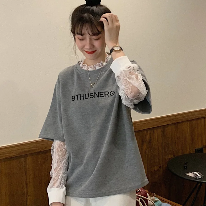 Japanese Style Girlish Style Short-Sleeved T-shirt Women's Loose Korean Style Trendy BF Style Two-Piece Mshf fafa_ootd
Japanese Style Girlish Style Short-Sleeved T-shirt Women's Loose Korean Style Trendy BF Style Two-Piece Mshf fafa_ootd
