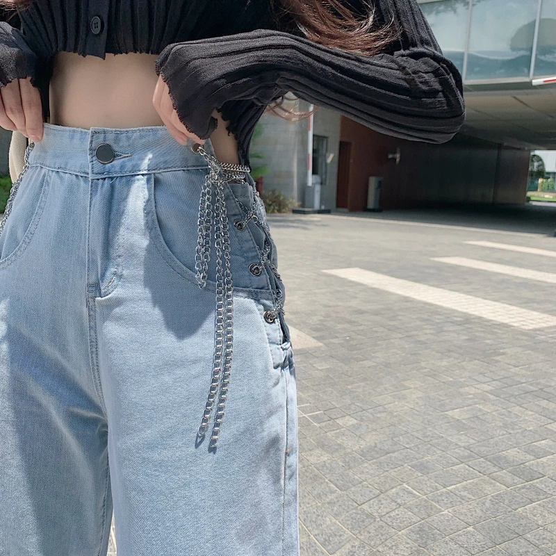 Jeans Women High Waisted Full Length Wide Leg Pants Zipper Fly Trousers Lady Loose Spring New 2021 Thin Denim Female Bottoms
Jeans Women High Waisted Full Length Wide Leg Pants Zipper Fly Trousers Lady Loose Spring New 2021 Thin Denim Female Bottoms