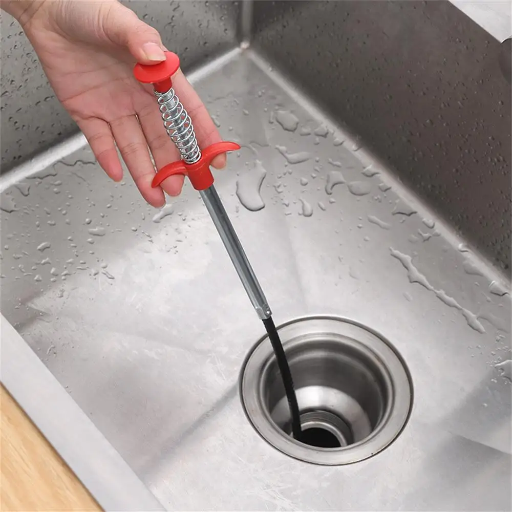New 90cm Pipe Dredge Home Portable Kitchen Bathroom Sink Sewer Dredging Tool with Four-jaw Gripper Quickly Clean Garbage Tools
New 90cm Pipe Dredge Home Portable Kitchen Bathroom Sink Sewer Dredging Tool with Four-jaw Gripper Quickly Clean Garbage Tools