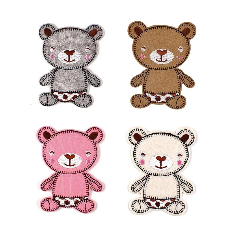 50pcs/Lot Cartoon Bear Embroidery Patches Letters Clothing Decoration Accessories Diy Iron Heat Transfer Applique Cute Patch
50pcs/Lot Cartoon Bear Embroidery Patches Letters Clothing Decoration Accessories Diy Iron Heat Transfer Applique Cute Patch