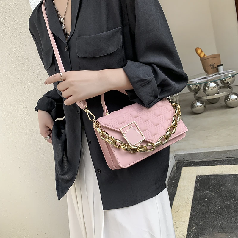 Chain Brand Women's Bags Luxury Messenger Bags 2021 New Designer Shoulder Crossbody Bags Quality Female Famous Handbags
Chain Brand Women's Bags Luxury Messenger Bags 2021 New Designer Shoulder Crossbody Bags Quality Female Famous Handbags