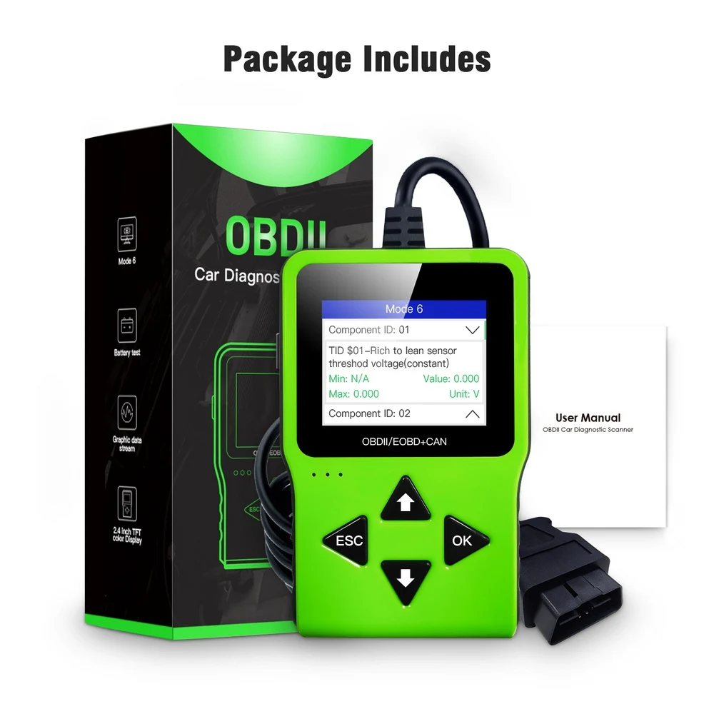 Car Fault Scanner 12V Car Code Reading Scanner Car Load Battery Testers AL319 CR3001 OBD Car Diagnostic Scanning Tool Detector
Car Fault Scanner 12V Car Code Reading Scanner Car Load Battery Testers AL319 CR3001 OBD Car Diagnostic Scanning Tool Detector
