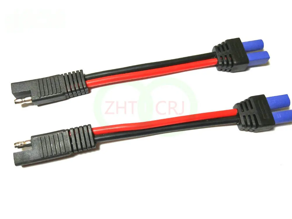 6PCS 12AWG EC5 Female Connector TO SAE Power Automotive Soft silicone Cable 16cm
6PCS 12AWG EC5 Female Connector TO SAE Power Automotive Soft silicone Cable 16cm